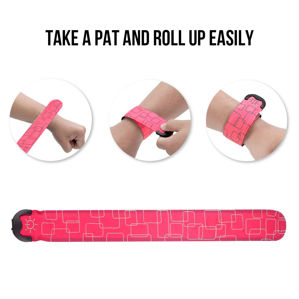 Bracelet Led A Pile  - Rose Fluo