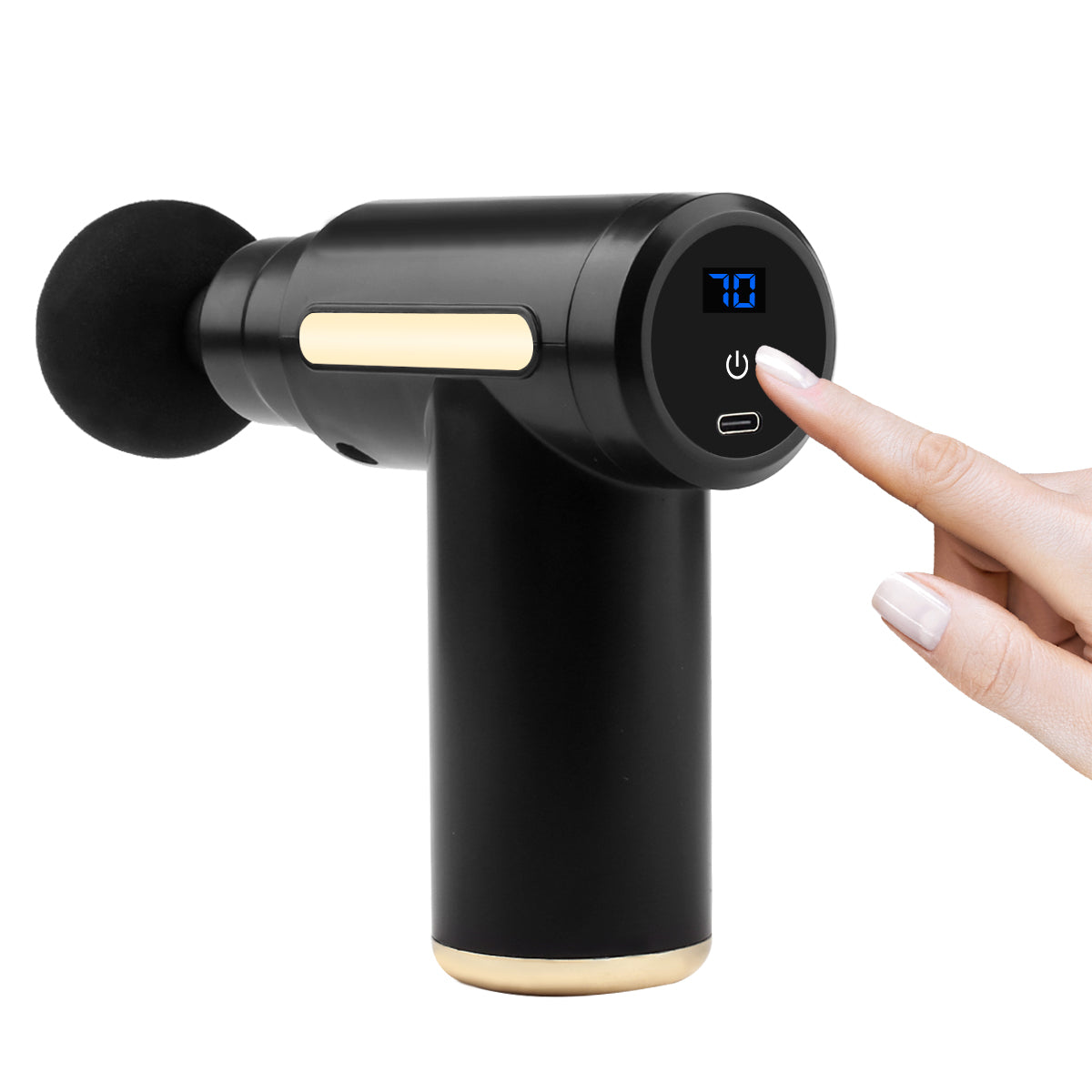 Mini Pistolet De Massage - Noir 