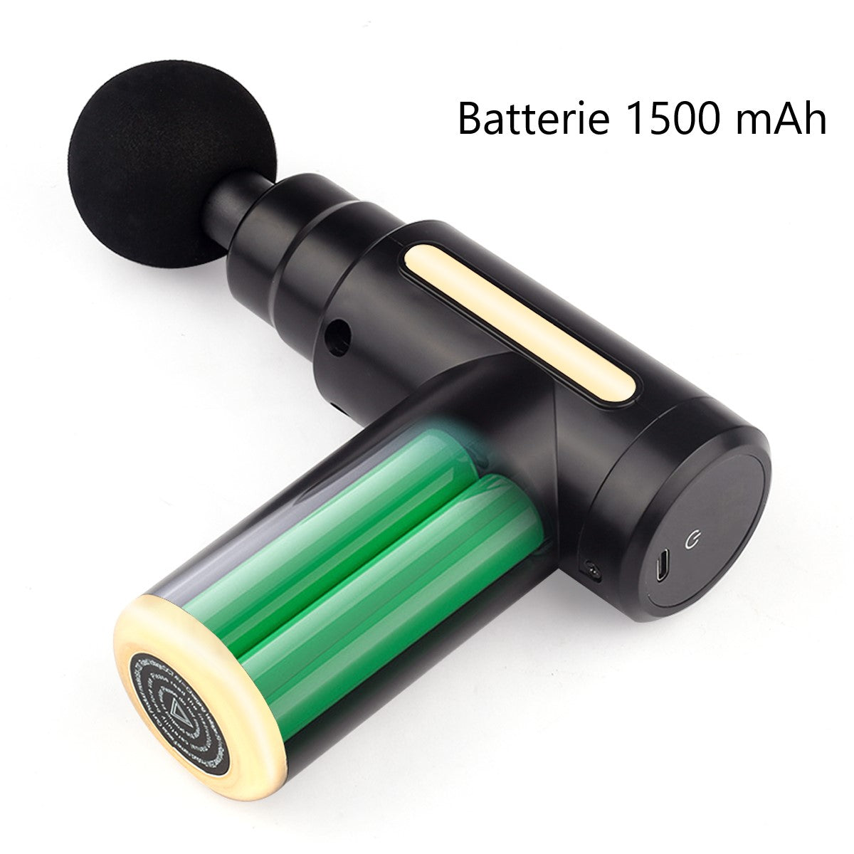 Mini Pistolet De Massage - Noir 