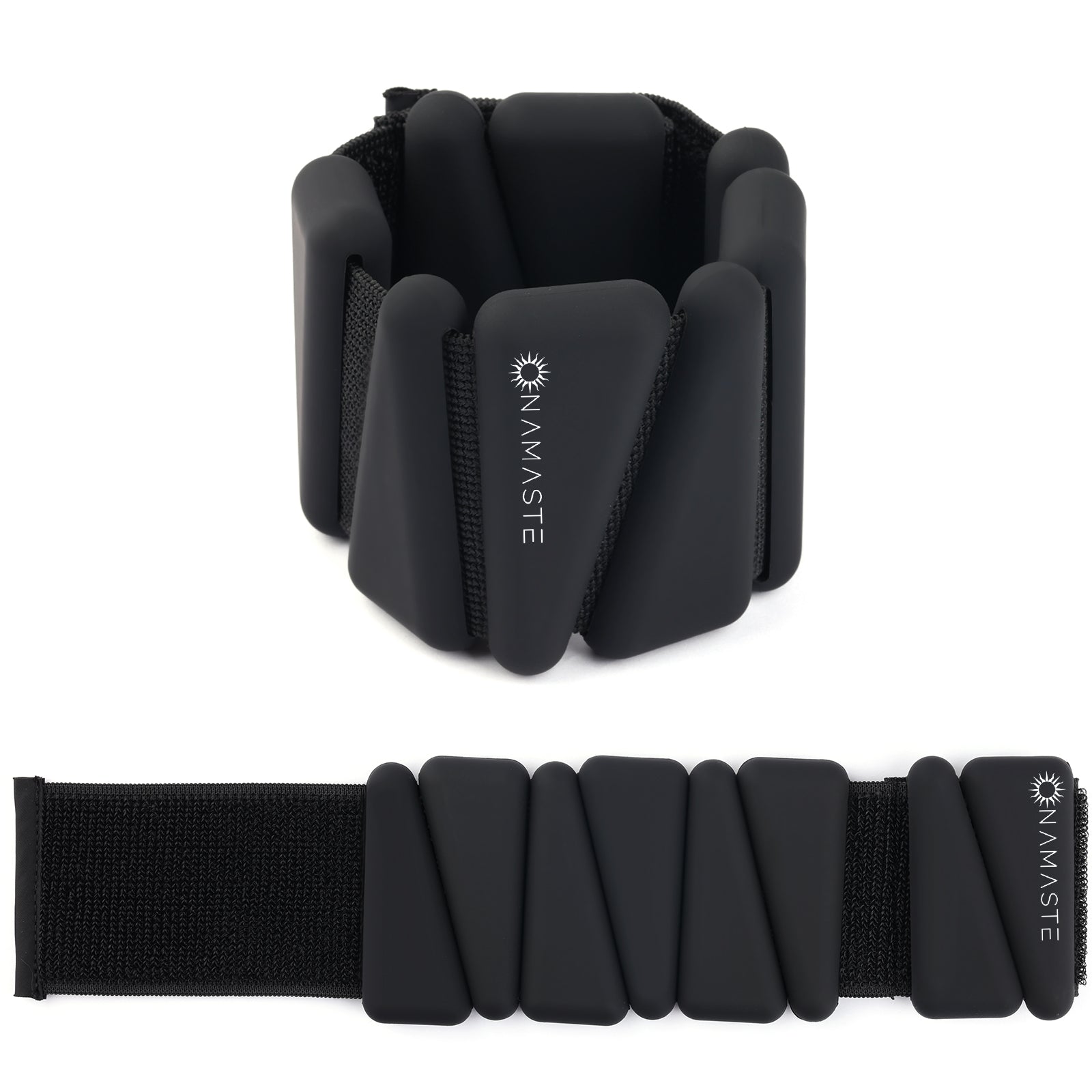 Poids De Poignet & Cheville (2 X 500 G, Silicone Premium) - Noir