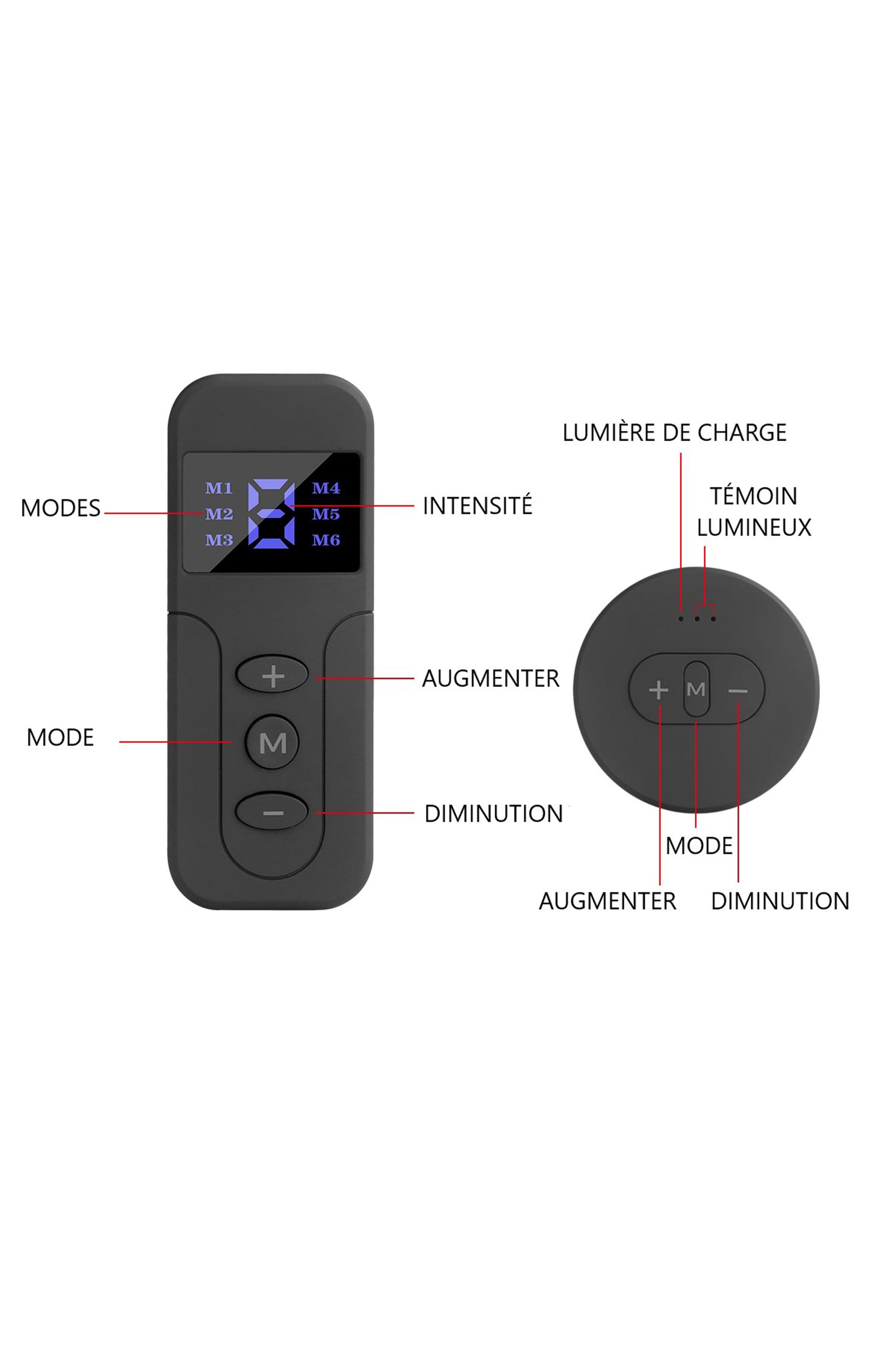 Mini Pad Masseur Multifonction - Noir
