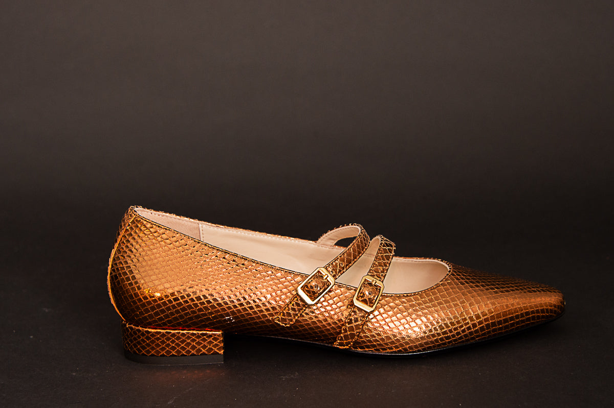 Shoes - Ballerina - Gold