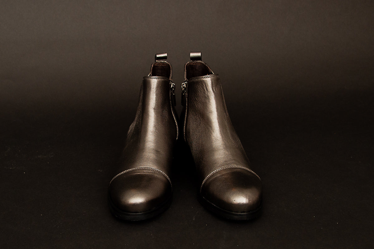 Shoes - Ankle Boot - Silver Grey