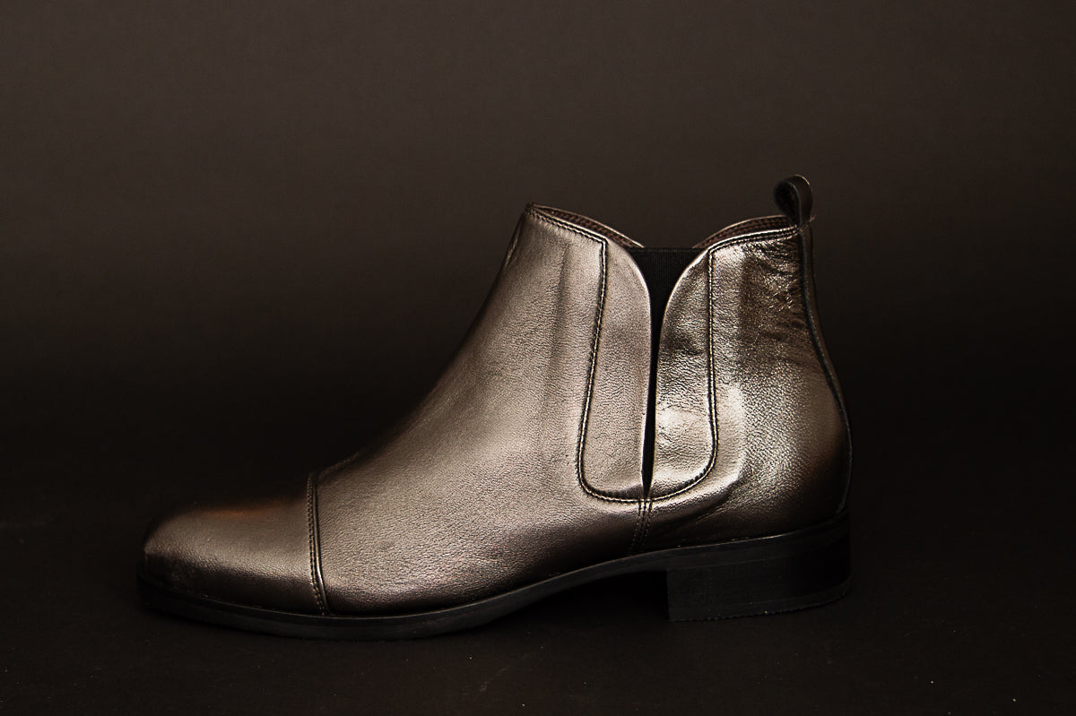 Shoes - Ankle Boot - Silver Grey