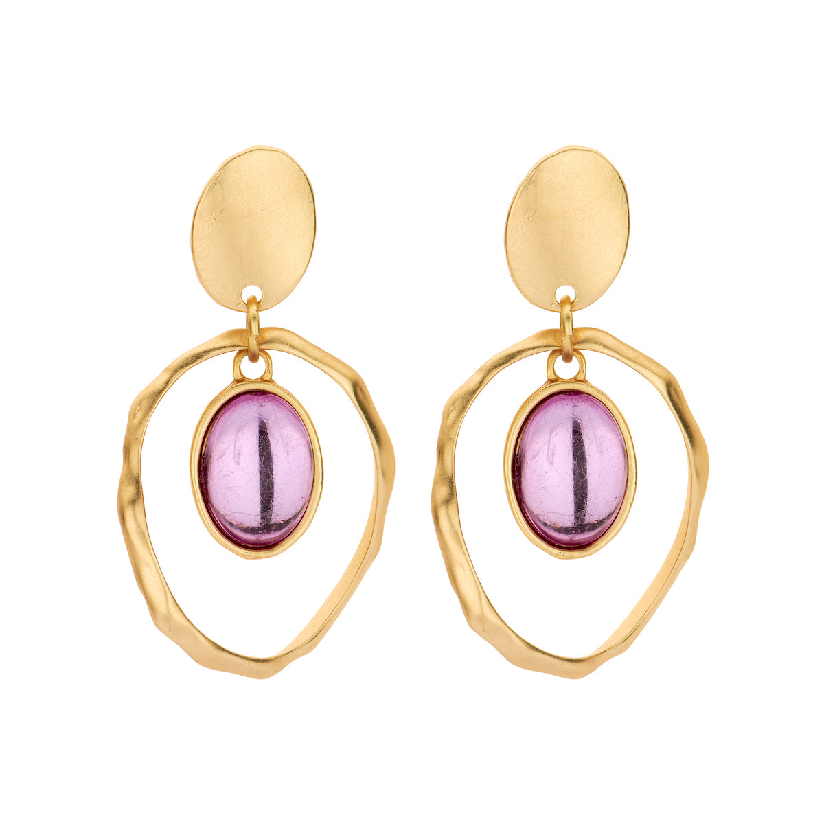 Boucles - Gwen D 'Oreilles Lila