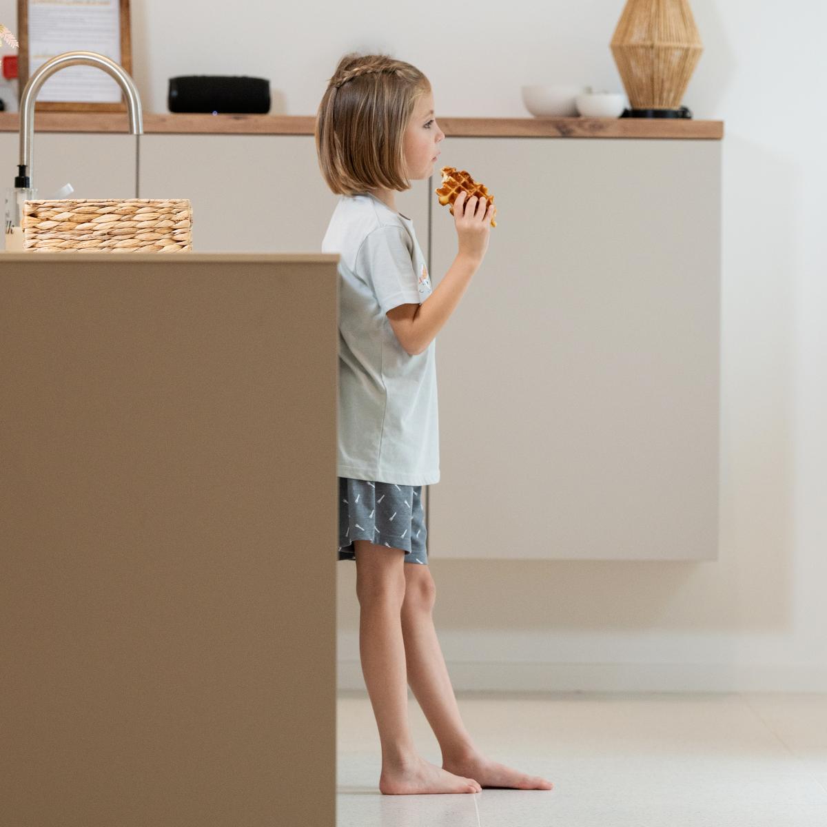 Kid - Short Pyjama - Gris Clair