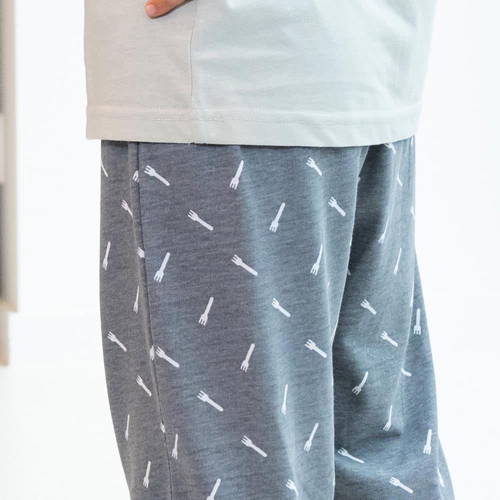 Kid - Long Pyjama - Gris Clair