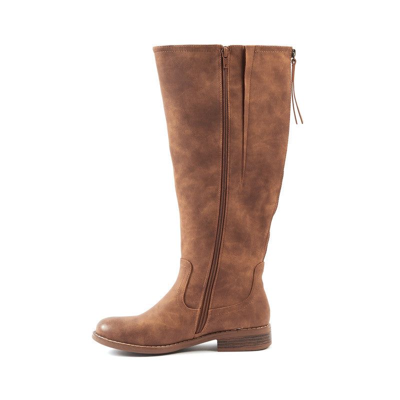 Bottes Mollets Larges Vario XL/2XL - Modèle Guiomar - Camel