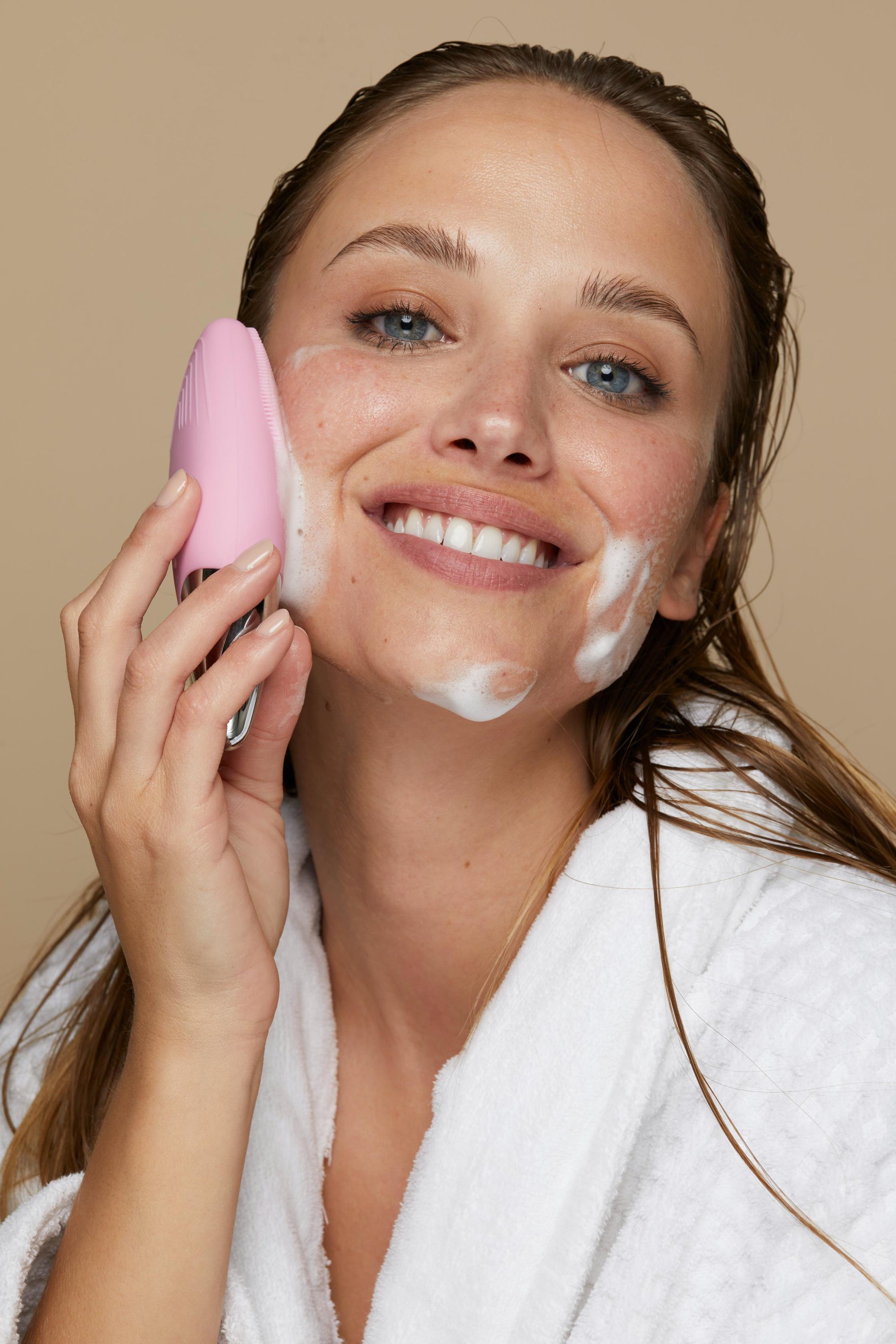 Brosse  Nettoyante - Rose