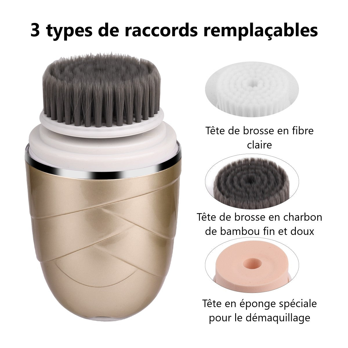 Brosse Nettoyante Electique - Or