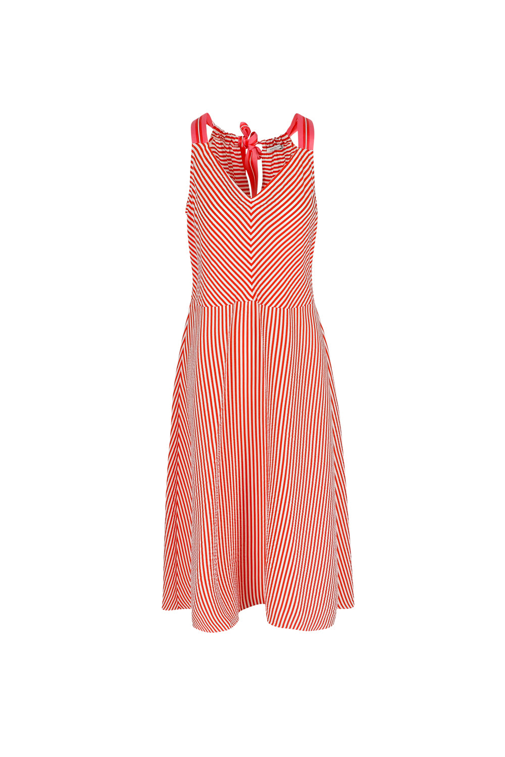 Robe - Dill - Flame Scarlet