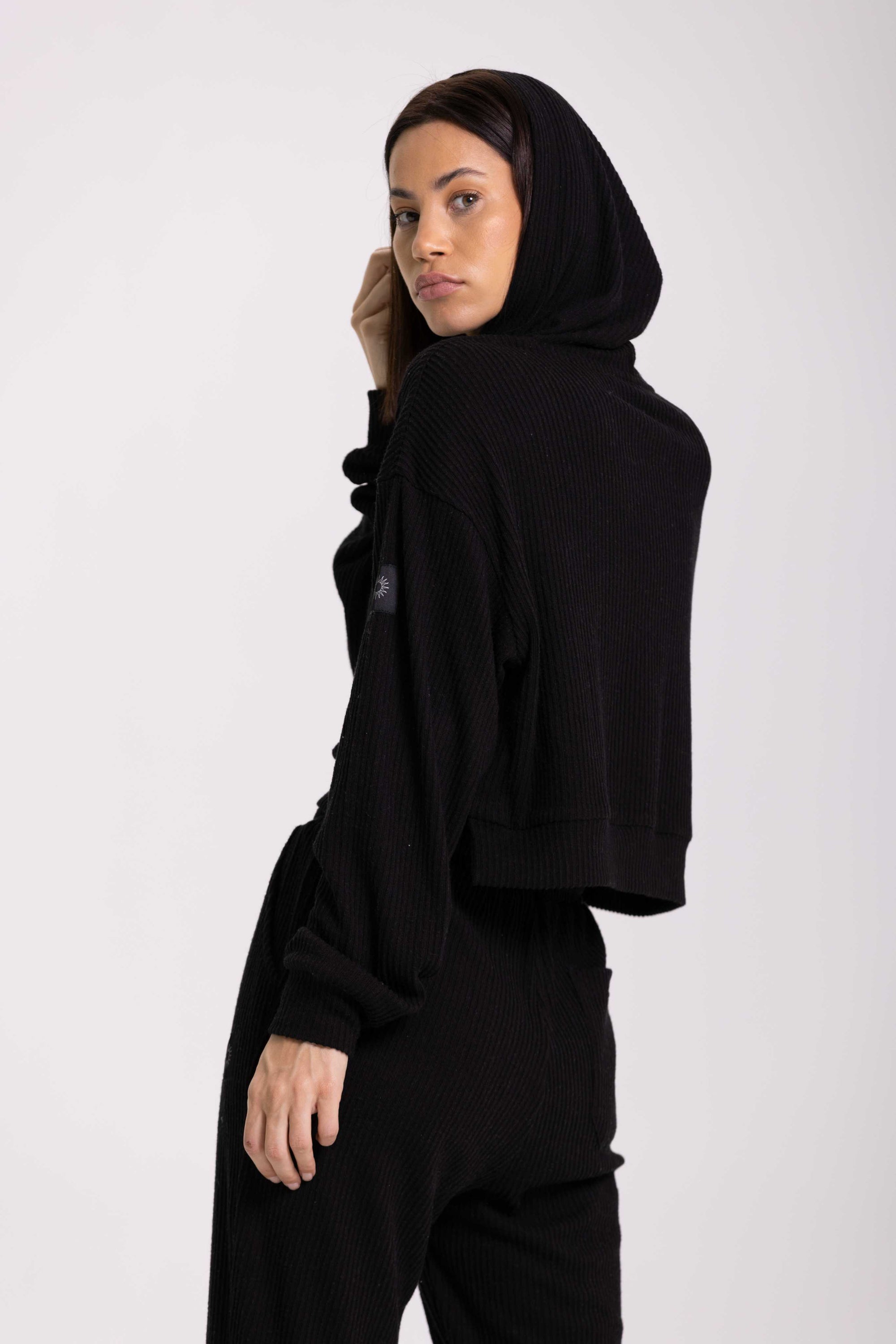 Hoodie Capuche Mika  - Noir