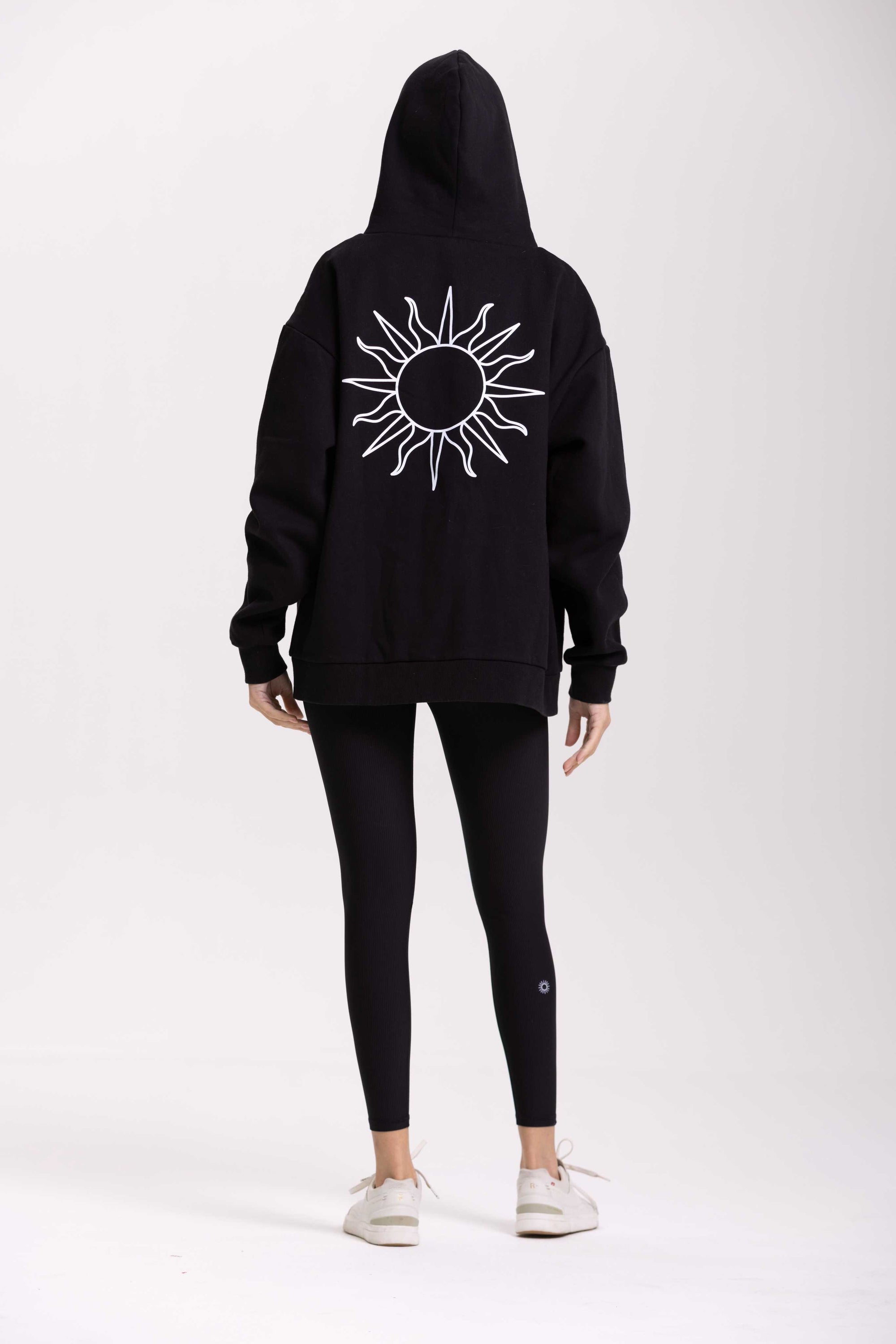 Sweat Capuche Flow - Noir 
