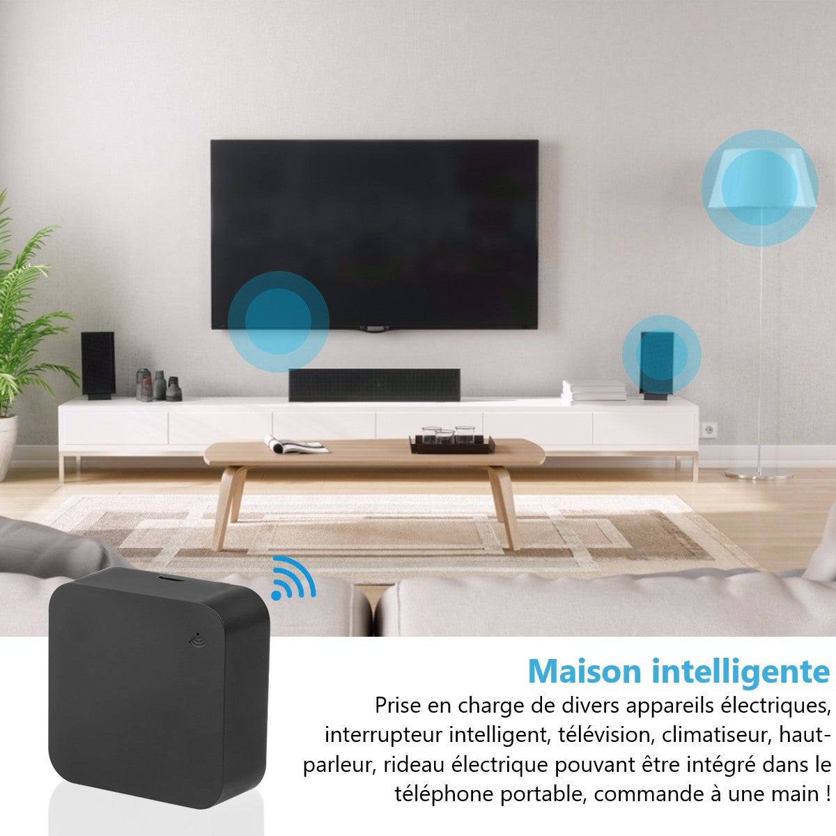 Telecommande Intelligente - Noir 