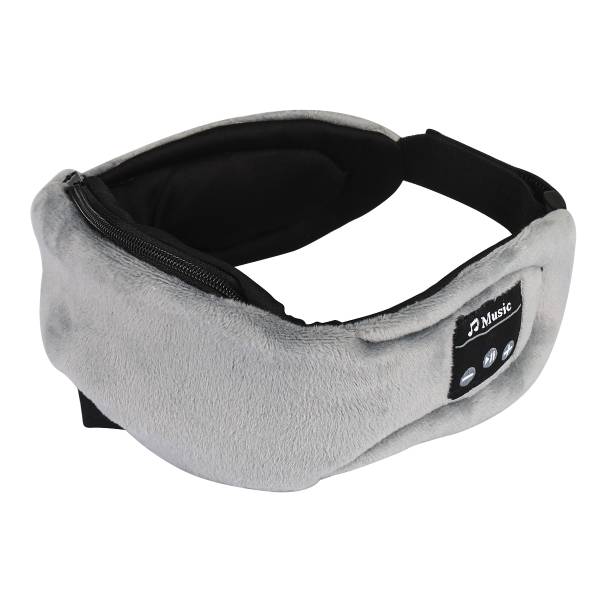 Masque De Sommeil  Avec Casque Bluetooth Integree - Gris