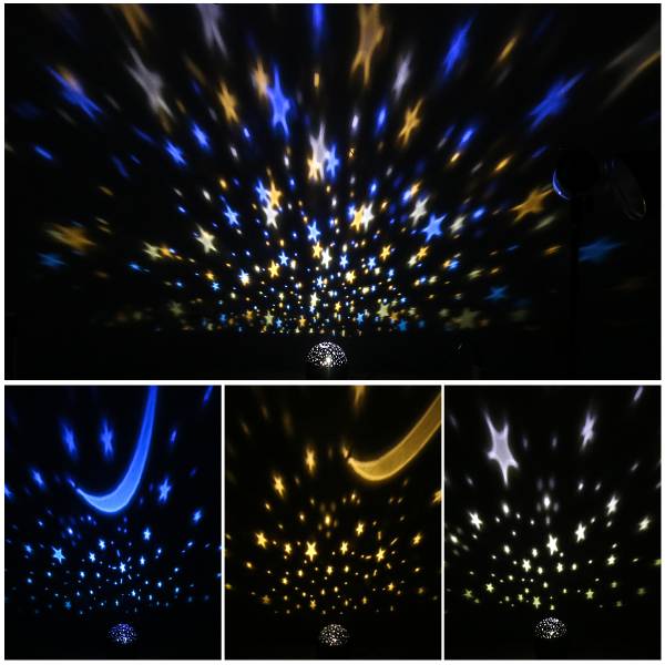 Projecteur De Nuit Et Enceinte Bluetooth - Noir 
