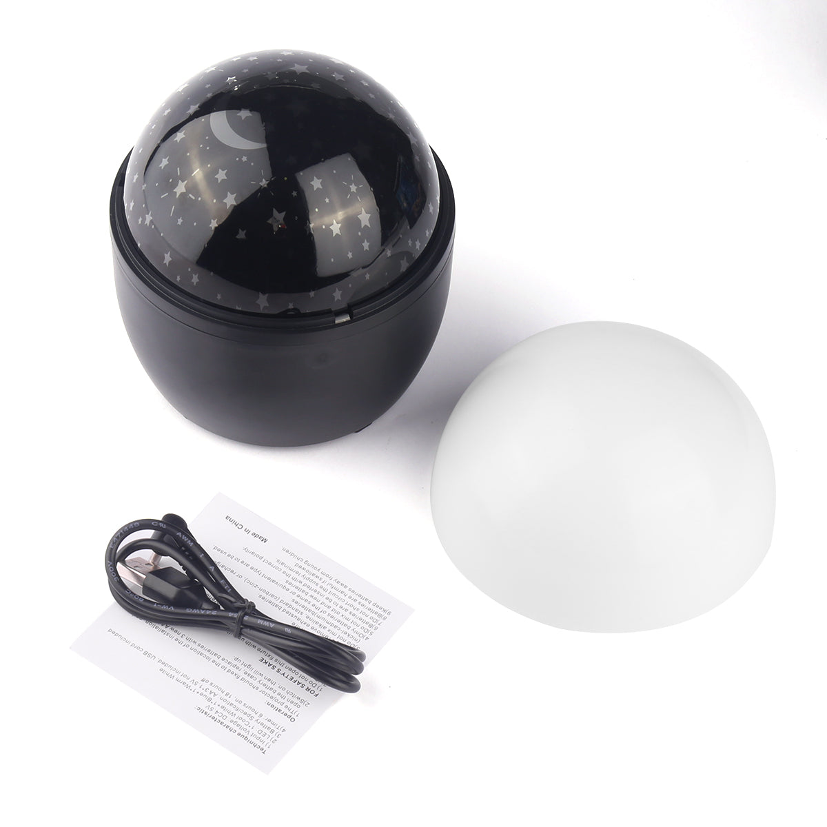 Projecteur De Nuit Et Enceinte Bluetooth - Noir 