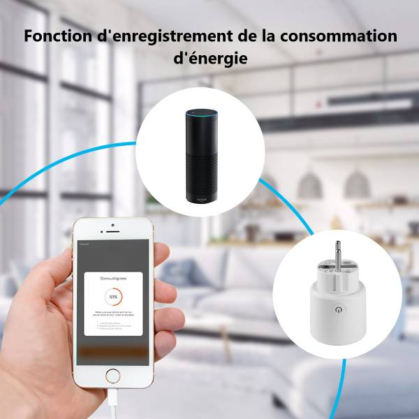 Prise Connectee Wifi - Blanc