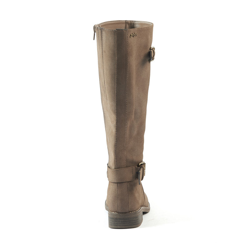 Bottes Mollets Larges XL - Modèle Isabelle - Taupe