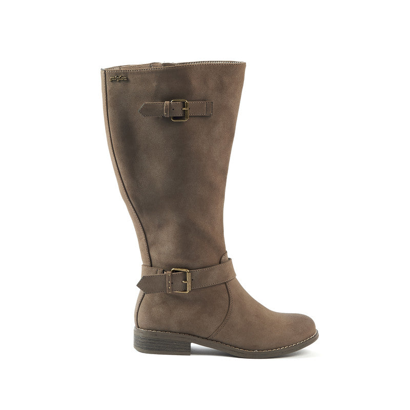 Bottes Mollets Larges XL - Modèle Isabelle - Taupe
