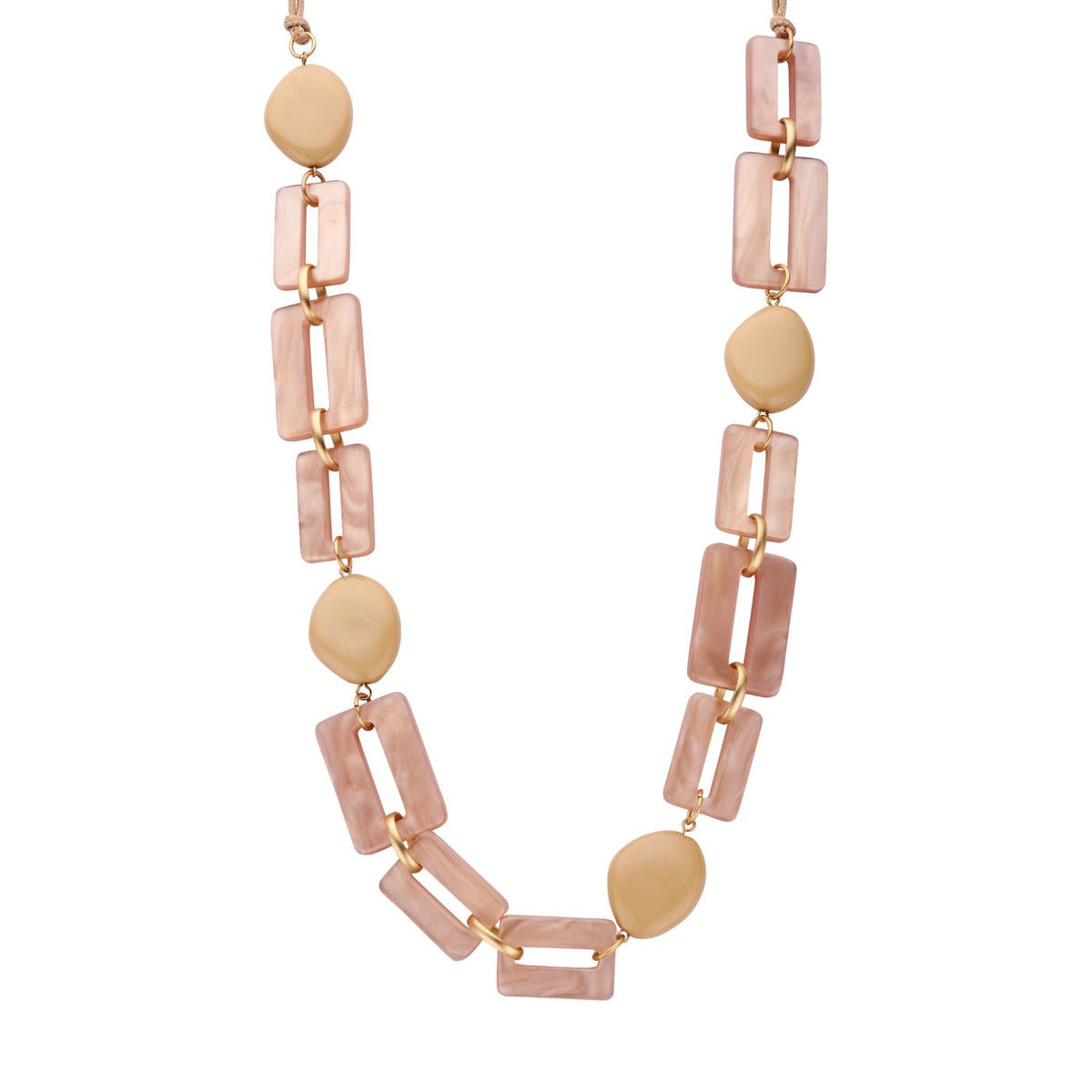 Collier - Kamila Halsketting Beige