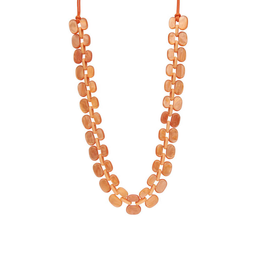 Collier - Keetlang Orange