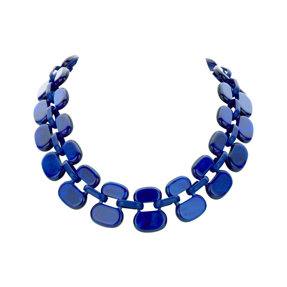 Collier - Keet Bleu Foncé