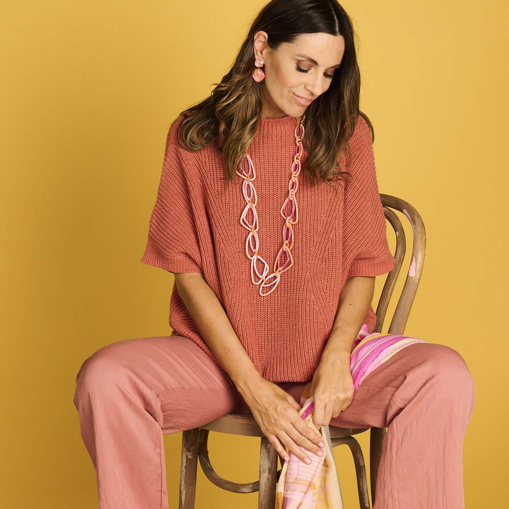 Collier - Kimo Fuchsia/Orange