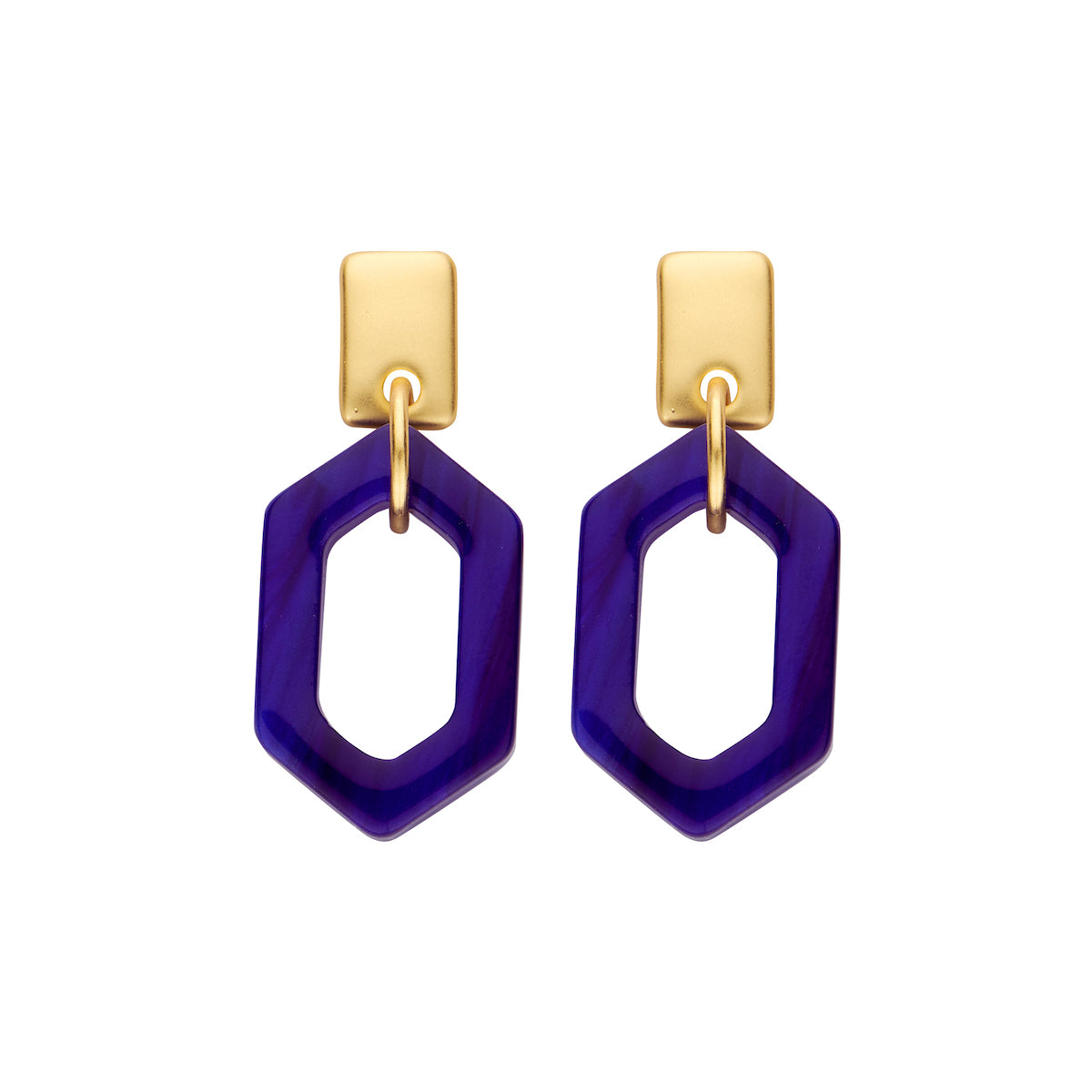 Boucles - Kit D'Oreilles Bleu Vif