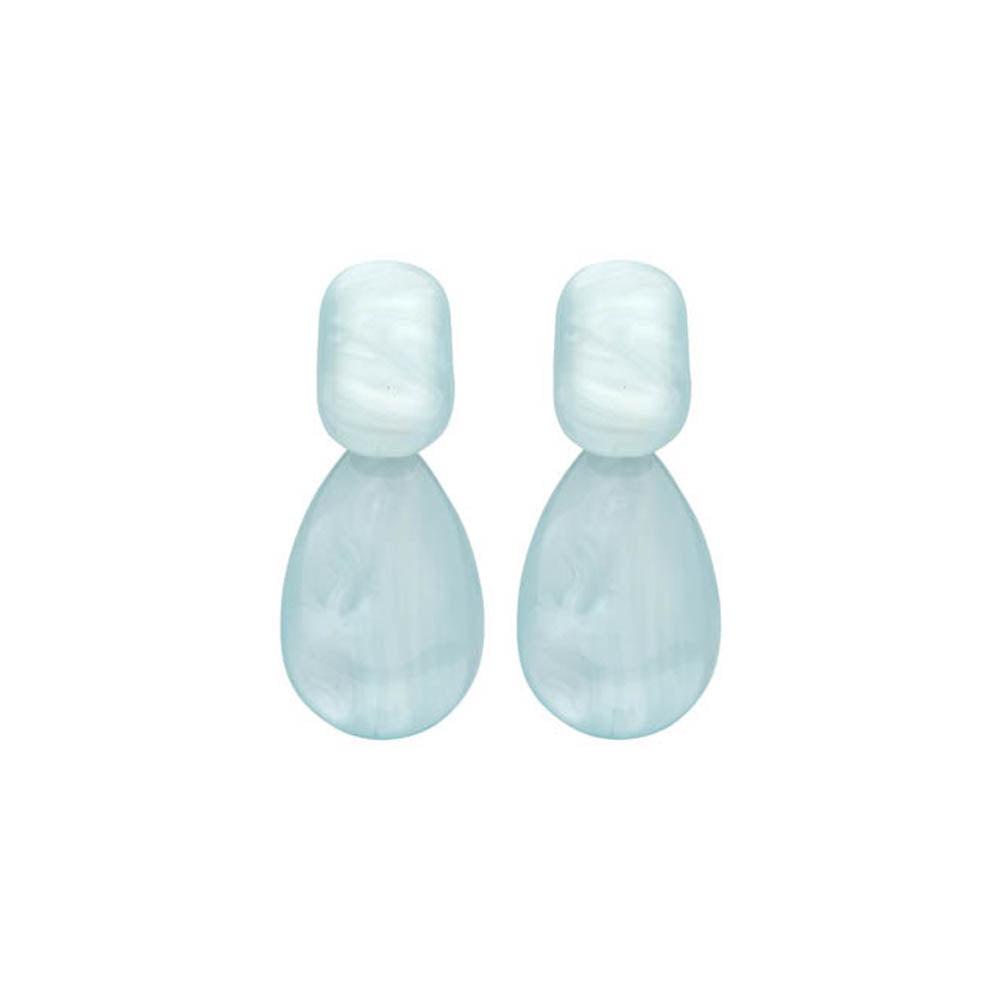 Boucles D&#39;Oreilles - Kob24 Vert Eau