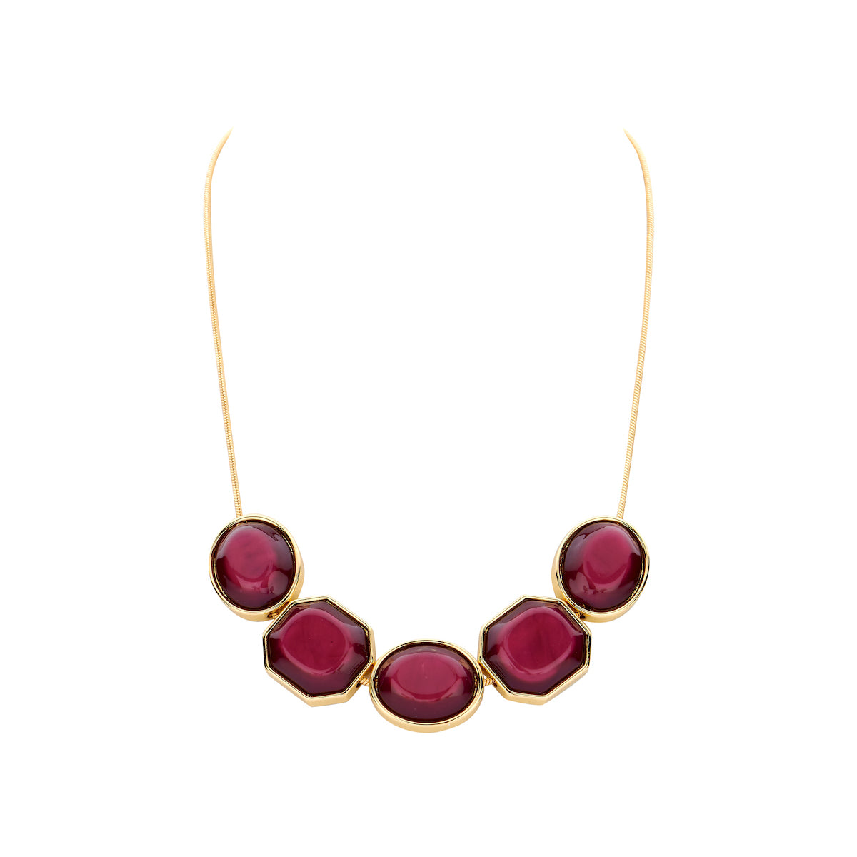 Collier - Kolli Aubergine
