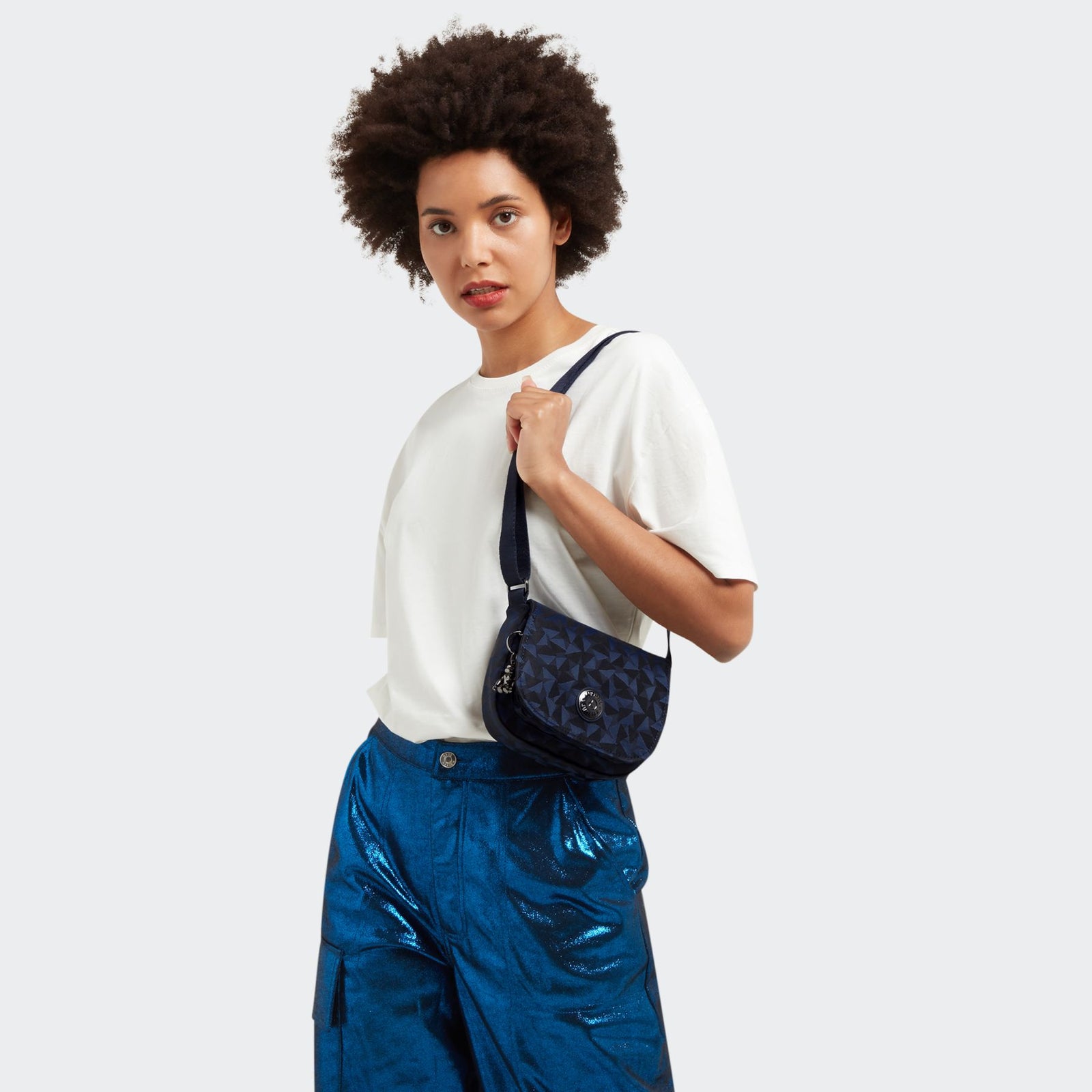 LOREEN MINI EJ Endless Navy Jacquard