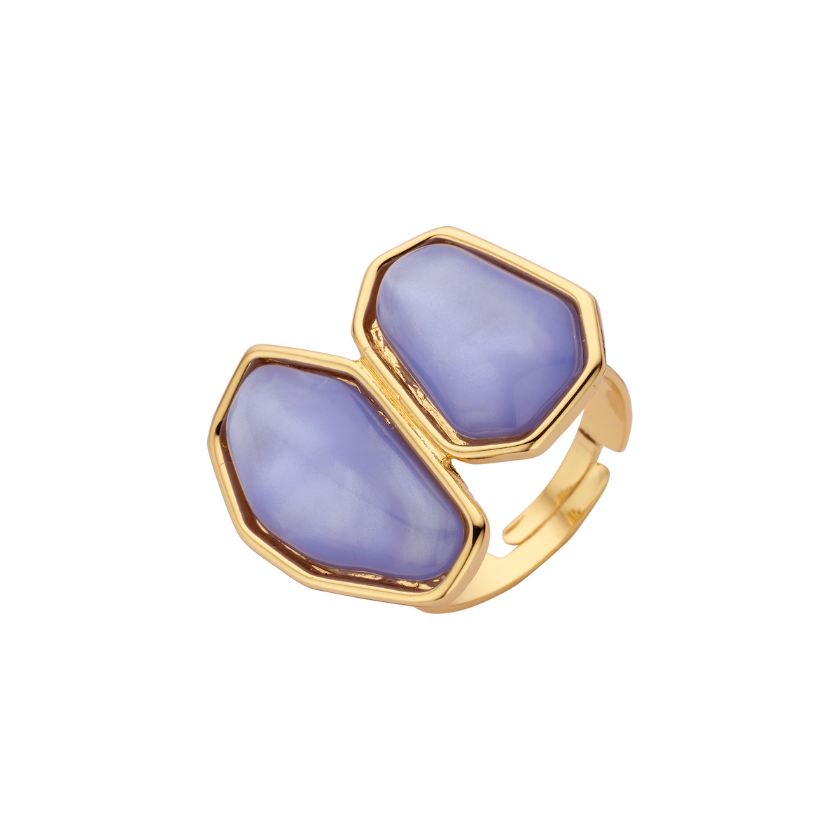 Bague - Kri4 Ring Lichtblauw