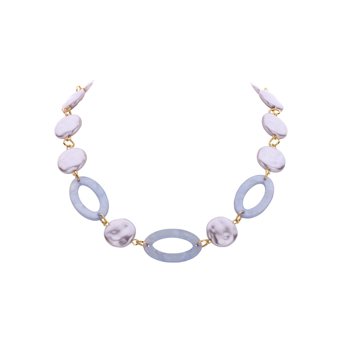 Collier - Karn Halsketting Grijs