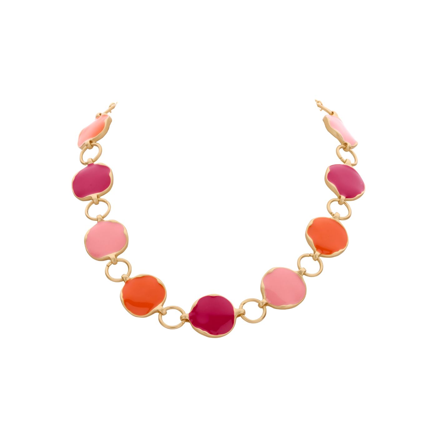 Collier - Kent Halsketting Multi Roze