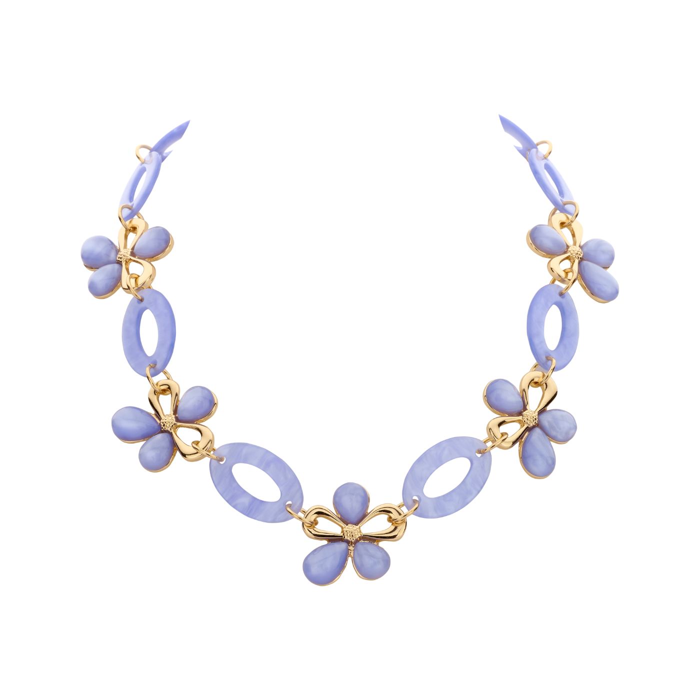 Collier - Klaas Halsketting Lichtblauw