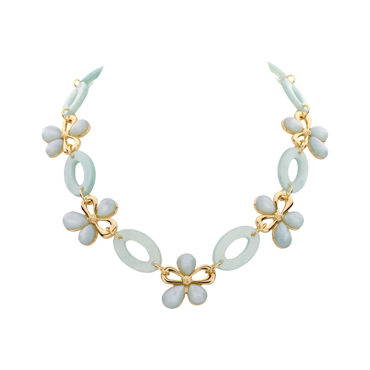 Collier - Klaas Halsketting Watergroen