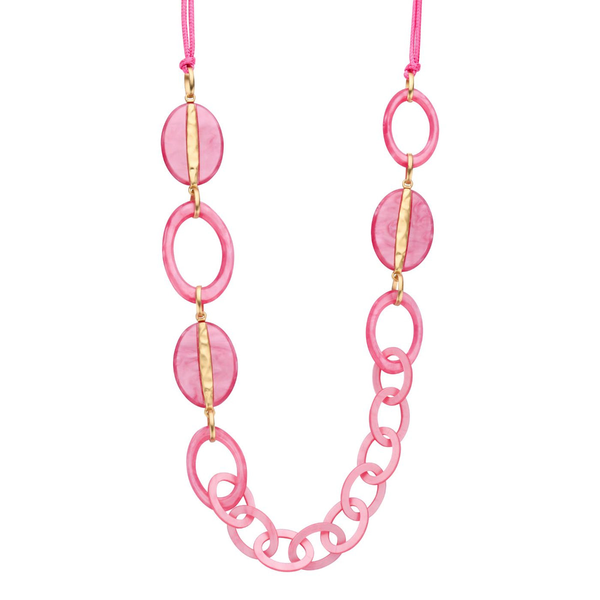 Collier - Klaus Halsketting Fuchsia