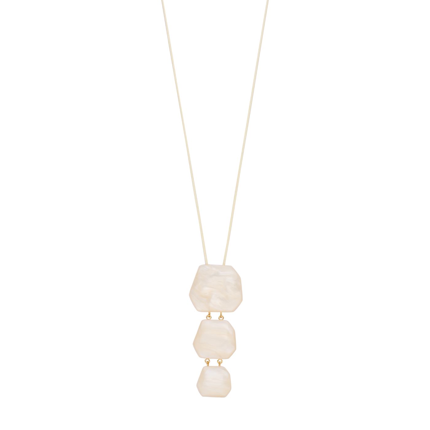 Collier - Koralie Halsketting Ecru