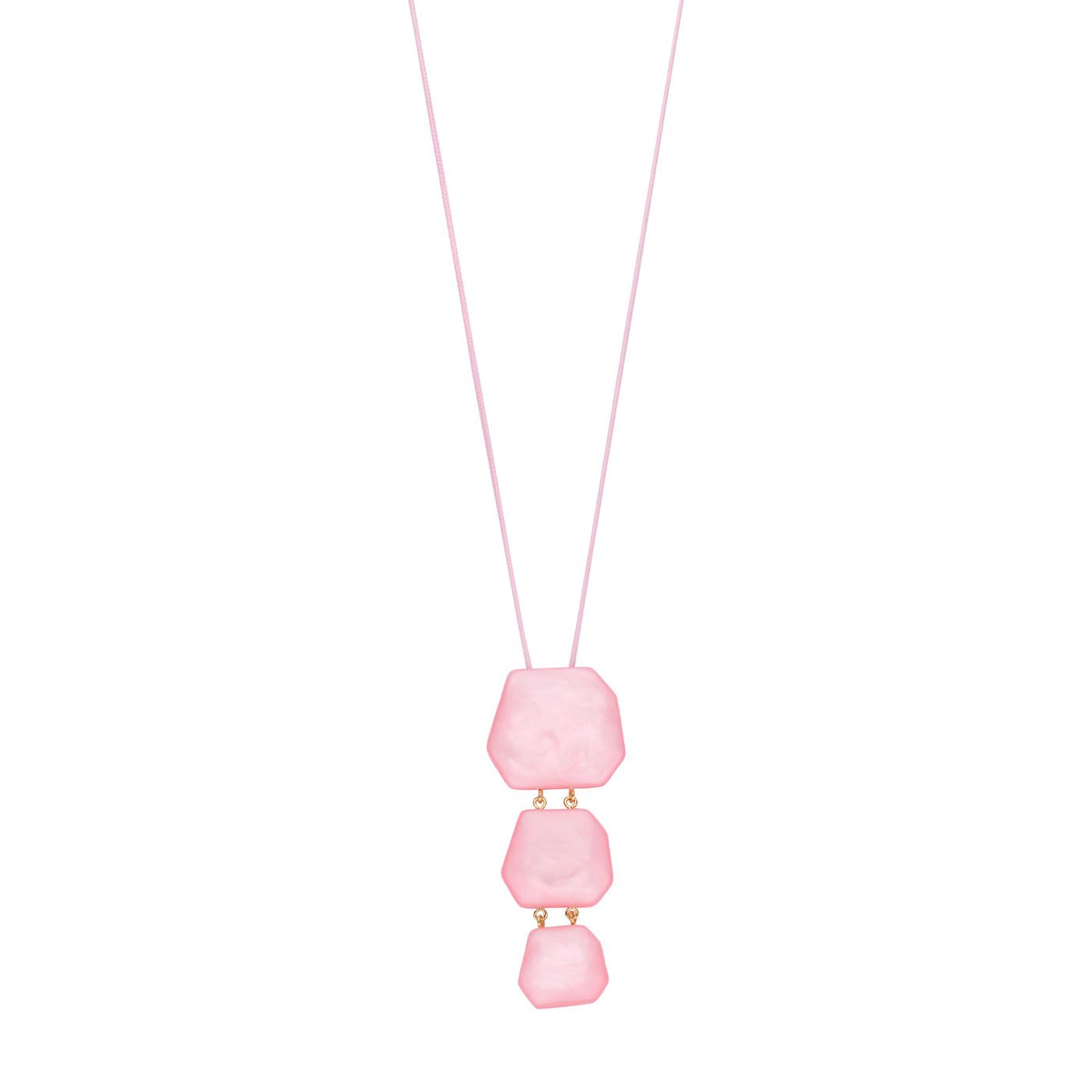 Collier - Koralie Halsketting Lichtroze