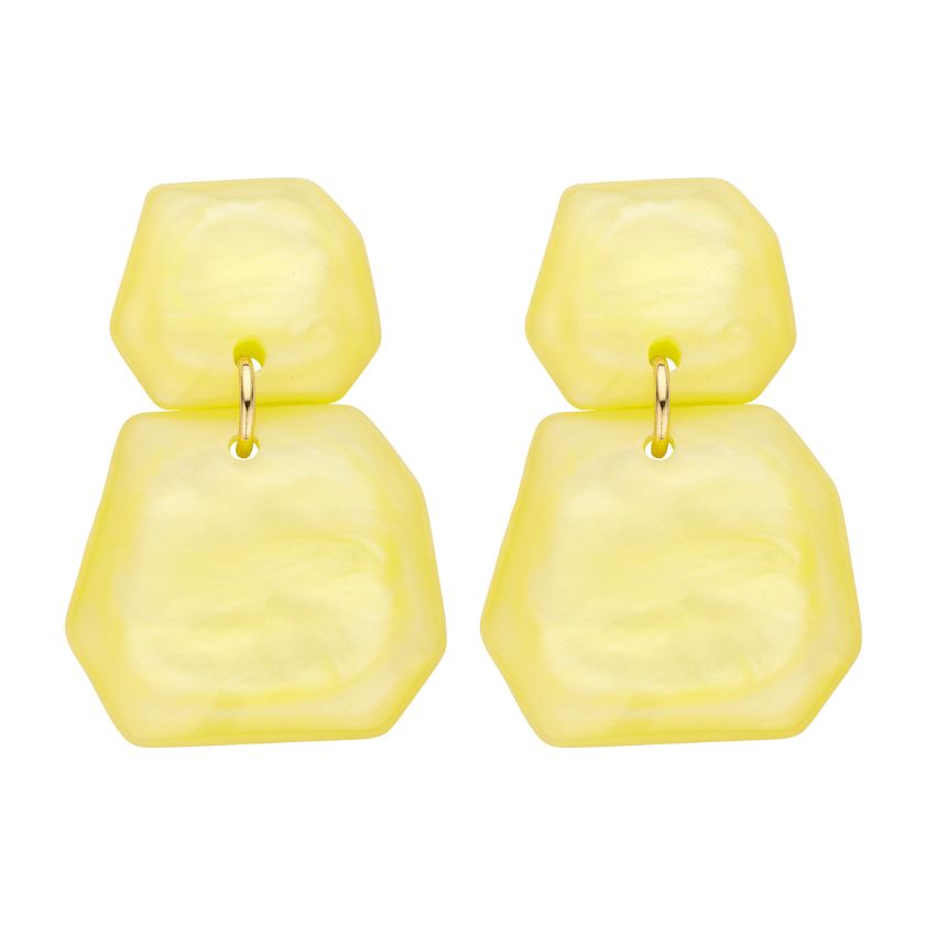 Boucles D'Oreilles - Koralie Oorbellen Geel