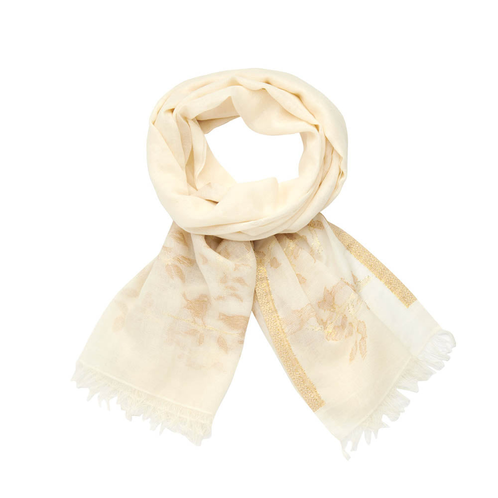 Écharpe - Lcscarves169 Écru