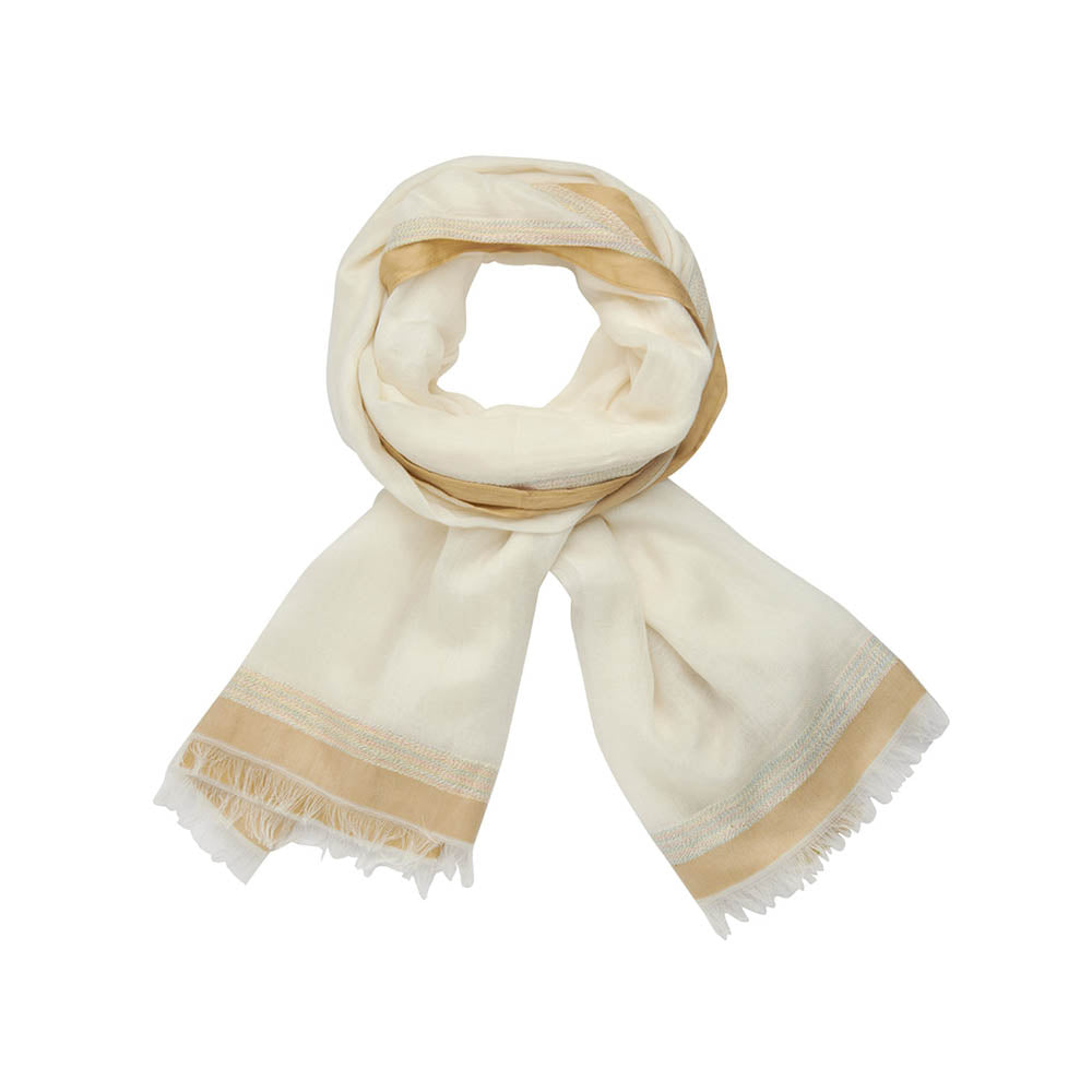 Écharpe - Lcscarves175 Écru