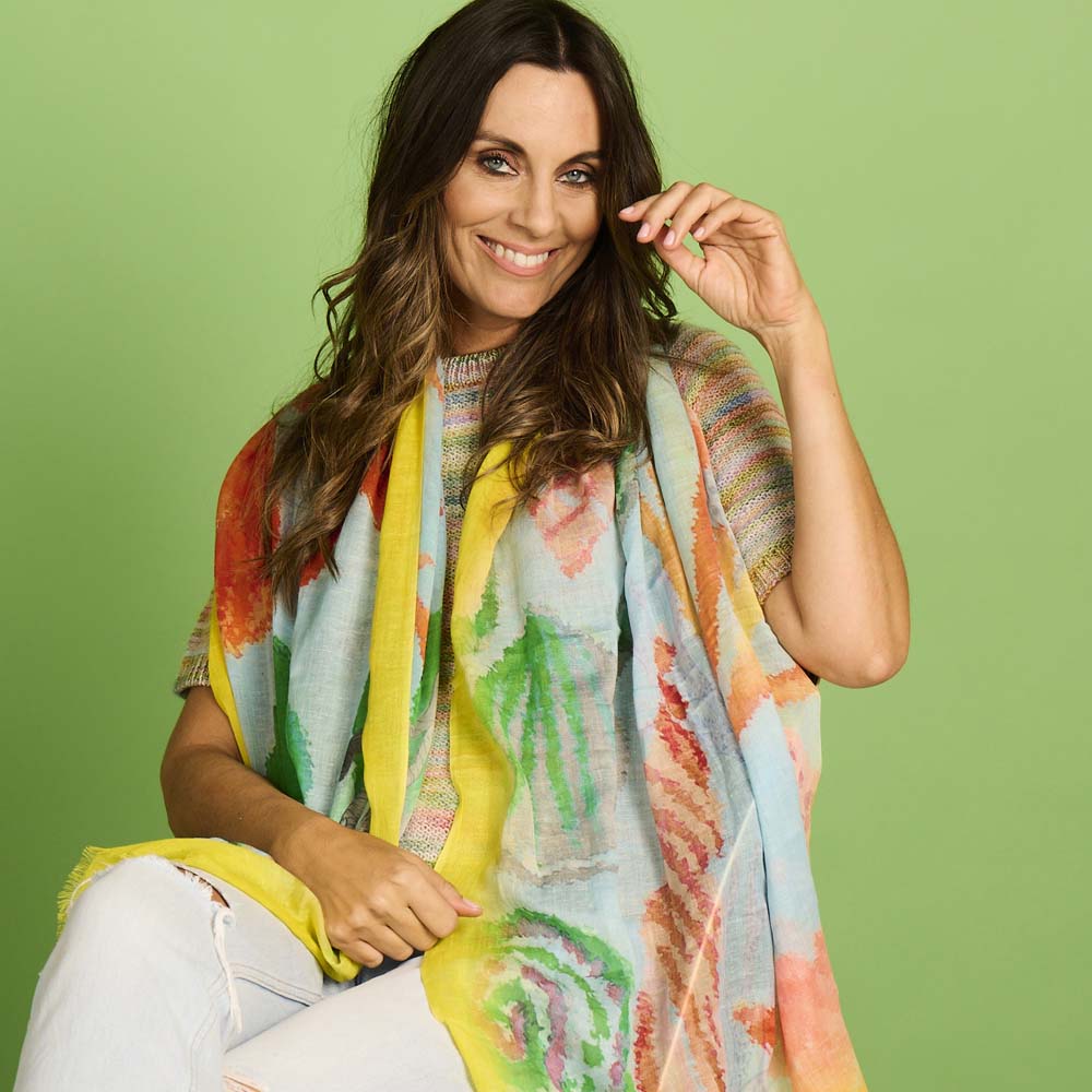 Écharpe - Lcscarves179 Jaune