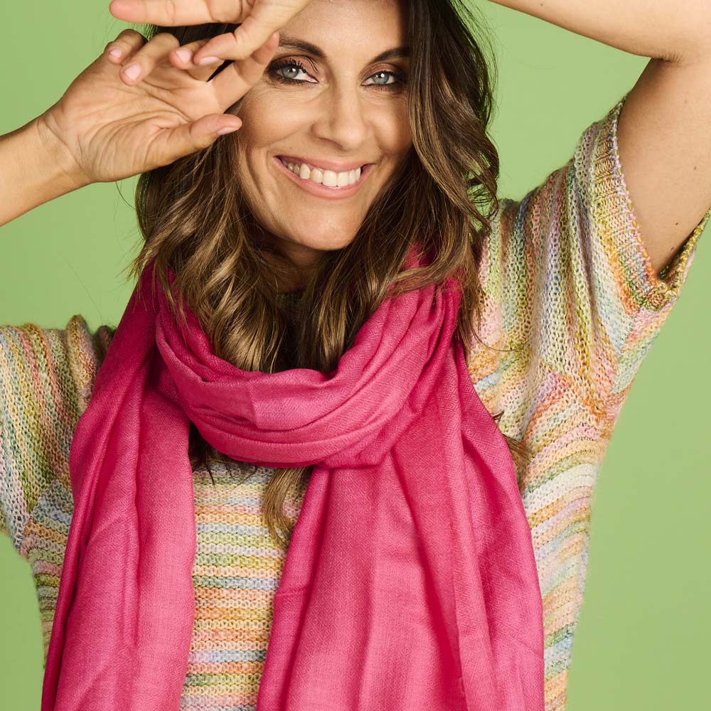 Écharpe - Lcscarves185 Fuchsia