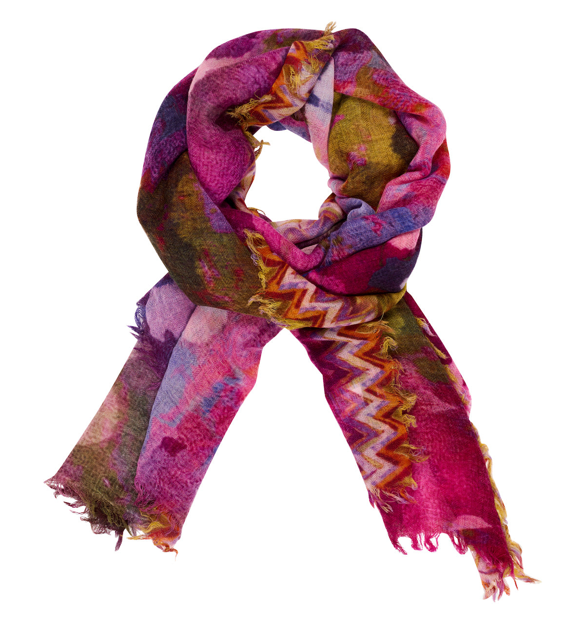 Écharpe - Lcscarves189 Multi Fuchsia