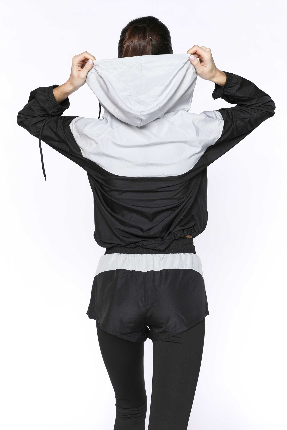 Collant  Training Avec Short Adele - Noir/Gris