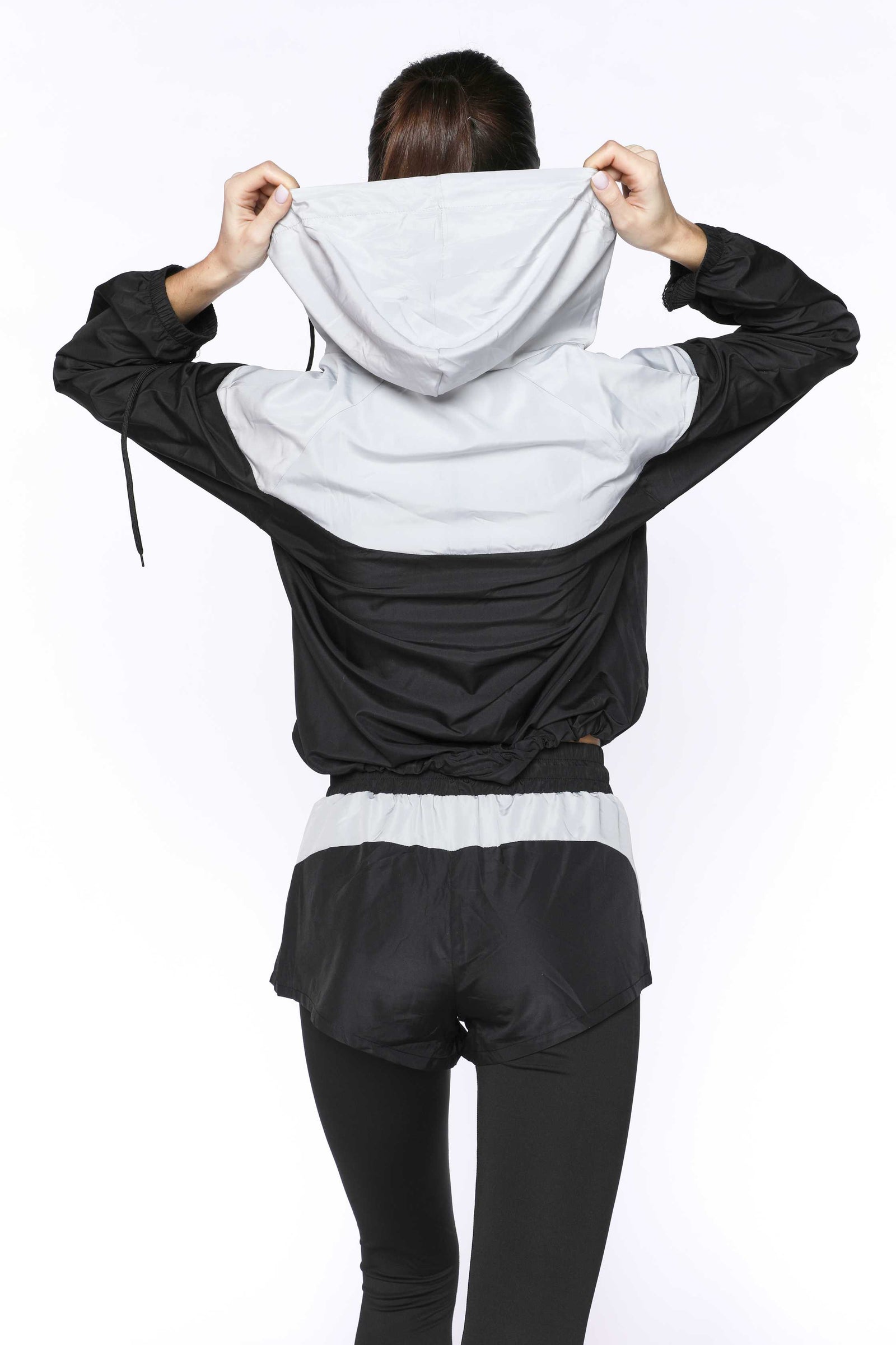 Collant  Training Avec Short Adele - Noir/Gris