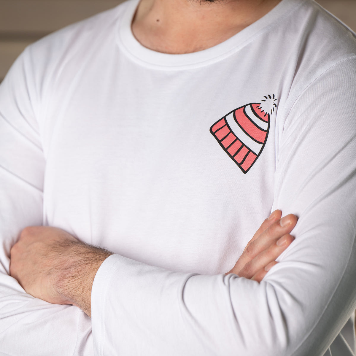 Pyjama Flannelle Et Jersey - Men - Blanc Et Bleu