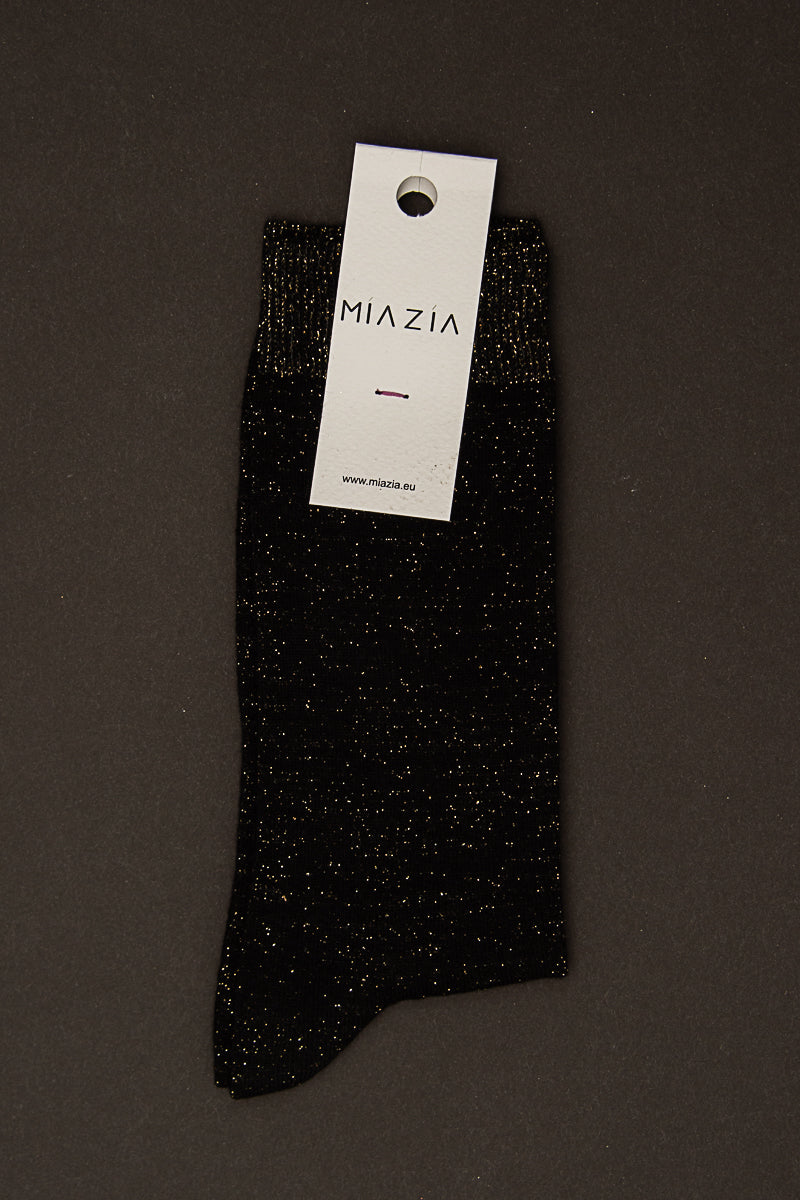 Mia Zia - Chaussettes glitter Noir